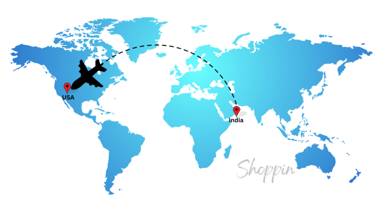 India to USA shop & ships service